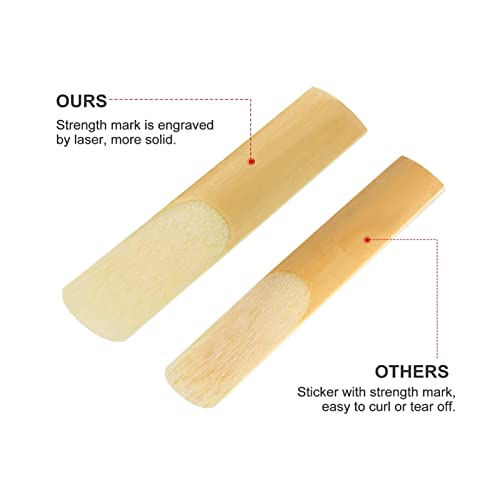 10 stuks Alto Saxophone Reed, Alto Saxofoon Traditioneel Reed voor Alto Saxofoon Kracht (maat 3)