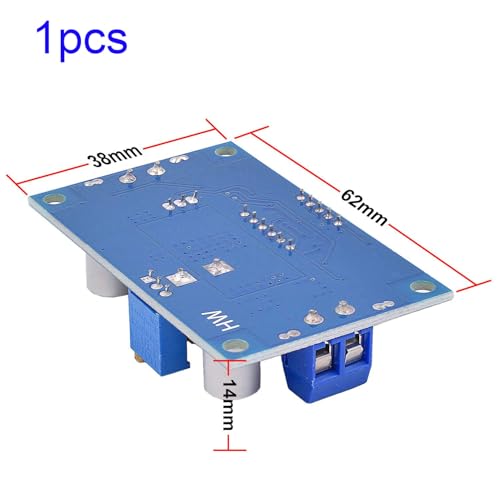 Arduino XL4015 DC-DC 5A Stap omlaag Voeding, Omvormer, 4-38V tot 1,25-36V Voltageregelaar met LED Voltmeter voor DIY 4