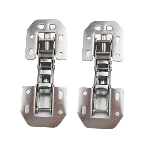 2 stuks 90° Zachte sluiting Scharnieren Keukenkast Deur Scharnieren, Hydraulische Kabinet Deur Scharnieren