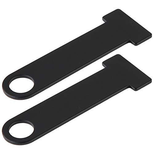 Lidlox helm slot uitbreiding voor helm slot andere helm band met D-Ring roestvrij staal motorfiets Motorfiets Universal Black 3