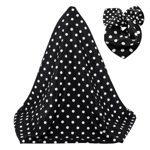 3 m polkadot-stof, 1,5 m breed polyester stippen bedrukt ambachtelijke decoratieve stof voor naaien quilten doe-het-zelf ambachten tafelkleden gordijnen, zwart