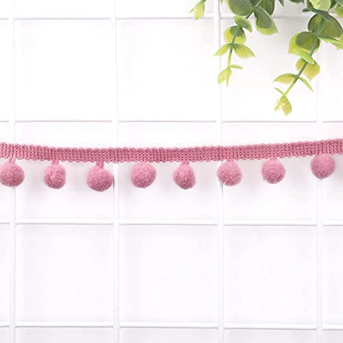 5 Yards 12 mm Pom Pom Collar voor ambachten, Decoratie Lint met Pompoms, Pompoms, Fringe Border, Decoratieve Border, Naaiaccessoires voor DIY ambachten, Kleding, Kostuums