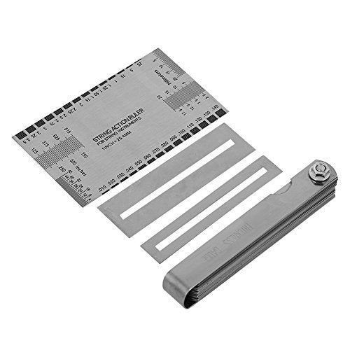 Guitar Liniaal, 1 x Handle Liniaal en 32 stuks Voeloefeningen en 1 x Grip Pads voor Gitaar Reparatie en DIY