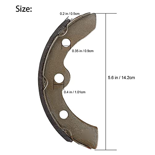 4 st. Remschoenen, remschoenen voor Club autoremschoenen 23364G1 Vervanging voor EZGO Electric 1986.5-1995 5