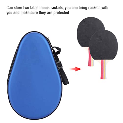 Tafeltennis Racket Case Pong Peddle Bag Waterdicht PU Table Tennis Bat Case, L 5