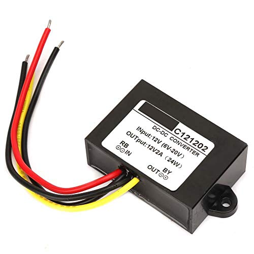 6V-20V à 12V Convertisseur élévateur Boost Module régulateur de spanning pour écran de voiture, caméra de surveillance, fan, pompe à eau, moteur, routeur, etc.(2A)