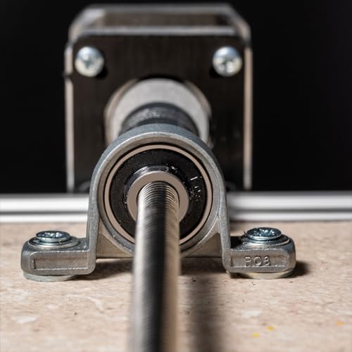 Kussenblok lager 5/8 Inch / 17mm Diameter, 2 stuks Flange Pads Gemonteerde Zomer Zinklegering Staal kogellagers 4