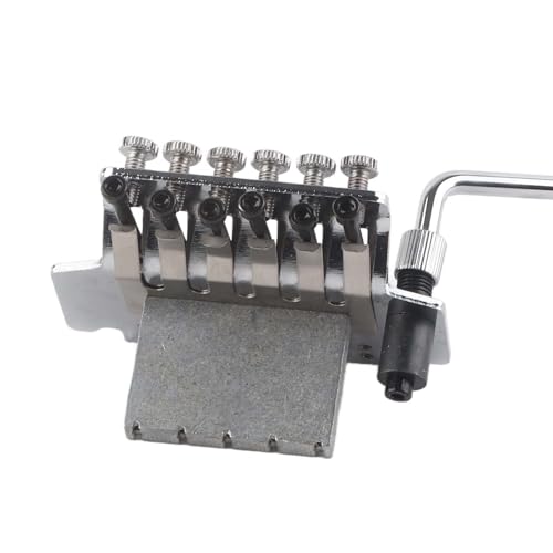 Goud, zilver, zwart Floyd Rose Double Locking Tremolo Bridge voor elektrische gitaar - Vibrato System voor verbeterde prestaties (SILVER) 5