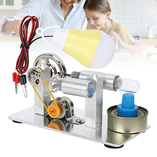 Mini Stoommotor Model, Stainless Steel Stirling Motor Model, DIY Craft Fysiek Experimenteel Lesmateriaal voor thuisschoolkinderen 5