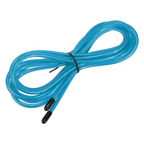10m Speed Jump Replacement Cable 4.5mm Professional Skipping Touw Vervanging voor High Speed Skipping Touwen, Blauw 3