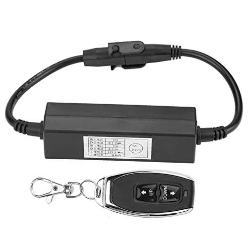 12V DC Motor Lineaire Actuator Draadloze afstandsbediening, DPDT Switch Voorwaarts achteruit 433.92MHz