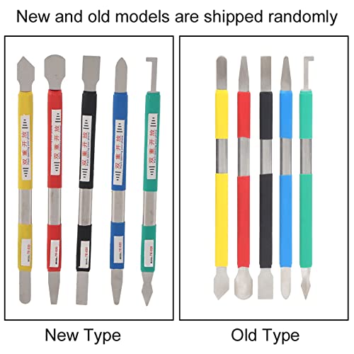 5Pcs CPU lijm Nieuwsgierig mes, laptop spudger Pry Tool Demonteren Verwijderen Glas achterzijde opening handgereedschap 5