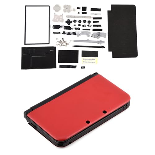 Replecation Case, Plastic Easy Installeer Professionele Complete Case Stevige Compact voor Nintendo 3DS XL (Red) Elektronische Games en randapparatuur 4