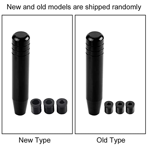 Universele versnellingshift voor auto, 18 cm, handmatige shiftlever, aluminiumlegering (zwart) 4