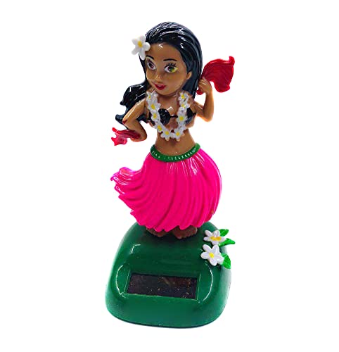 Hawaiian Dancer Car Moving, Hawaiian Dancer Figurine, Solar Figurine, Hawaiian Dancing Girl Office Auto interieur decoratie, Car Dashboard Ornament
