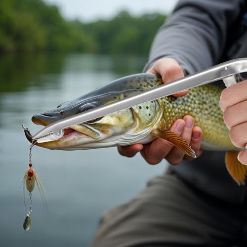 Fishing Hook Remover Tool Roestvrij staal Vissen Tang Vis Tang Haak Verwijderaar Demilator Hook Extractor Zoetwater Zoutwater Vissen Tackle 28cm 5