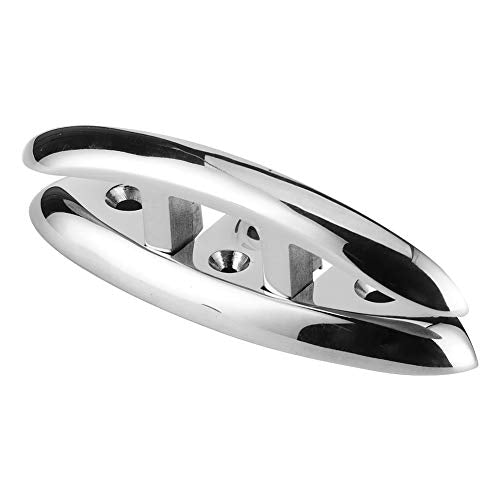 Klampe zum Hochziehen, 5 Zoll klappbare Klampe für Boote Dock-Deck-Hardware aus Edelstahl 316 Marine Bootszubehör für Dock-Klampe Flip-Up-Dock-Klampe Pull-Up-Klampe Boot Lampe Dock Marine Klam