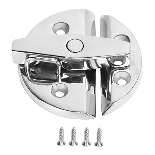 Boot Twist Latch, Rotary Knob Catch Latch Round Boat Twist Latch Mirror Finish Marine Grade Roestvrij staal Marine Twist Latch Marine Hardware Accessoires