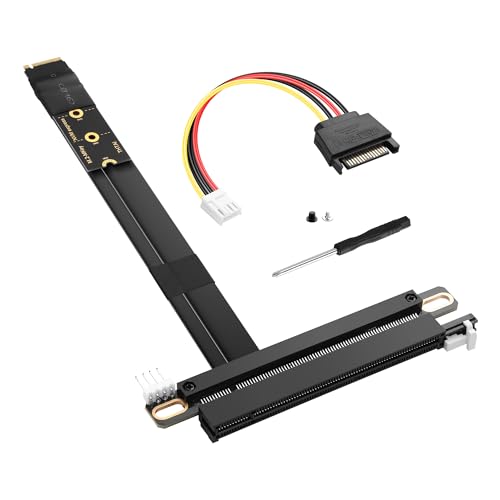 M.2 NGFF NVMe sleutel M tot PCIe 3,0 X16 M.2 tot PCI-E 3,0 X16 vrouwelijke uitbreidingskabel voor M2 2230 2242 2260 2280 20cm