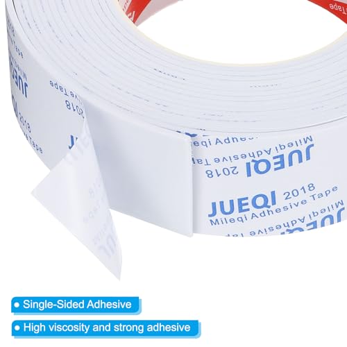 5M Schuimband, 40mm breed, 2mm dik, Single Side Weather Stripping Deur Meubilair Seal Strip voor ruiten buizen isolatie, wit 4