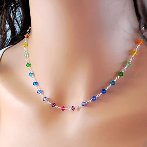 7896 Stuks Facet Bicone kristal kralen 4mm 24 Kleuren Transparante acryl Ambacht Kralen Kleurrijke Spacer Charm kralen voor DIY ketting armband sieraden maken 5