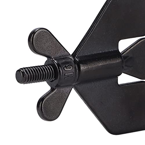 Deur Lock Portable Mortise Locks 304 Roestvrij staal Huis Beveiliging Locker Travel Lockdown Lock Anti-dief Eenvoudig te installeren voor Hotel en Appartement(Zwart) 4