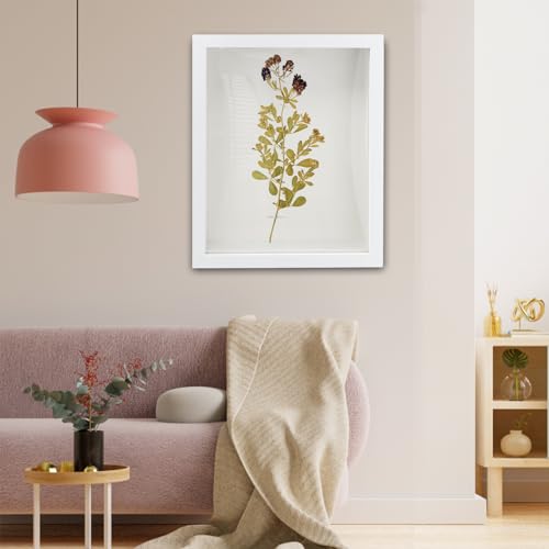 3D Shade Box, 22 x 17 cm, Houten fotolijst, Deep Box, Box Display Frame voor Wall Mounted Desktop Box Frames voor ambachten, 3D Deep Flower Frame voor Memorabilia Medals, Tickets (Zwart) 4