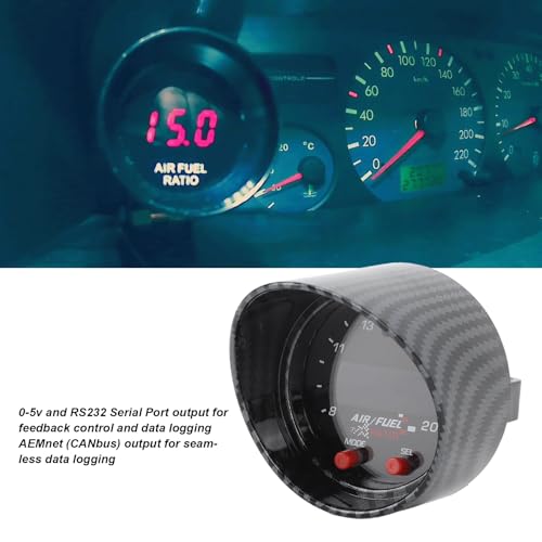 30-0300 X-serie Breedband UEGO AFR Sensor Controller Meter, 52Mm Luchtbrandstof verhouding Weergave met Automatische Dimmen Functie 5