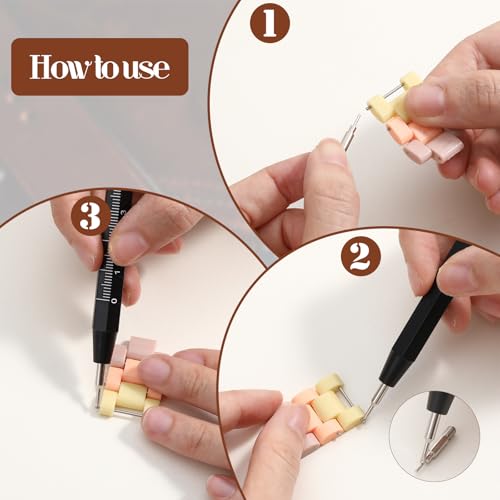 Horloge Pin Removal Tool, Professionele Roestvrij stalen Spring Bar Tool Multifunctionele Band Link Removal Kit voor Watch Band Link aanpassing vervanging 5