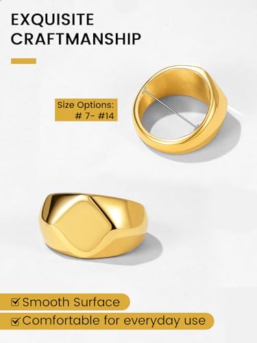 Juwelier Signet ring, zeshoekige, roestvrij stalen vingerring, Metaal, Metaal 4