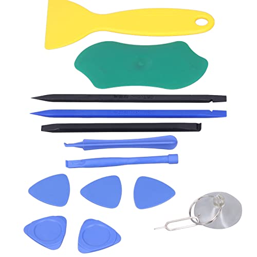 Plastic Spudger, 12 in 1 Elektronica Reparatie Gereedschap Kit, Driehoekige Opening Gereedschap, Elektronica Opening Pry Tool Reparatie Kit voor, Reparatie Kits voor Mobiele telefoons