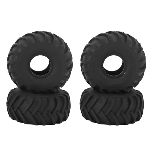 RC Rubber Banden, 4PCS 1.0in Non-Slip RC Crawler Rubber Band voor AXIAL SCX24 1/24 RC Crawler, Zwart 4