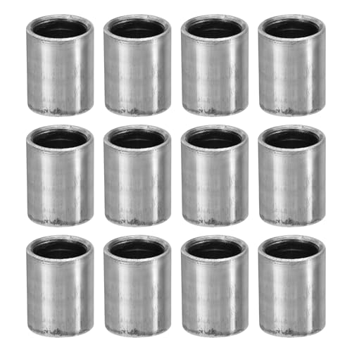 M8 Steel Standoffs, 12 stuks Metaal Standoffs Steel 8mm ID x 11mm OD x 16mm L Carbon Staalspacer schroefspacer ronde voor 5/16 inch of M8 schroefbouten