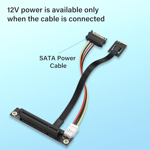 M.2 NGFF sleutel A+E tot PCIe X8 extenderkabel M.2 tot PCI-E 8X Vrouwelijke Riserkabel voor M2 2230 4