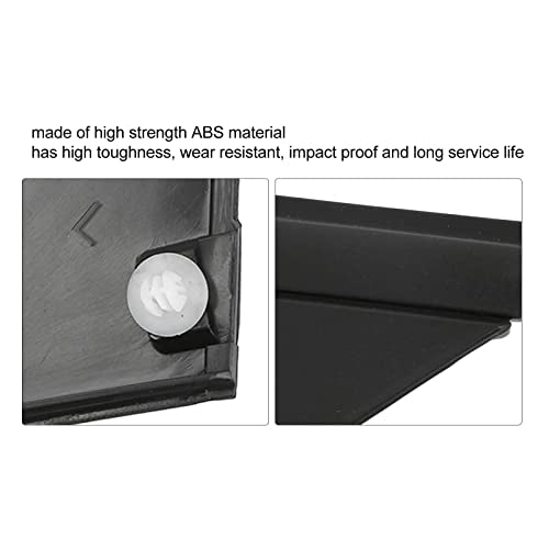 2Pcs Deur Spiegel Flag Cover Rearview Spiegel Driehoek Trim Compatibel met 500 2012-2017 OE:1SH17KX7AA (Matte Black) 4