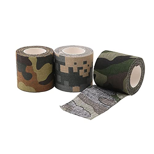 10m waterdichte camouflage tape buiten zelfklevende beschermende stretch bandage roll dikke camo wrap tape voorkomt glad