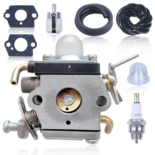 Carburator Kit voor Husqvarna 122LD, 122C, 122LDX en 122LK Grass Trimmer, Carburator met vonkplug, brandstofslang, brandstoffilter, vervanging 574386701 581734301