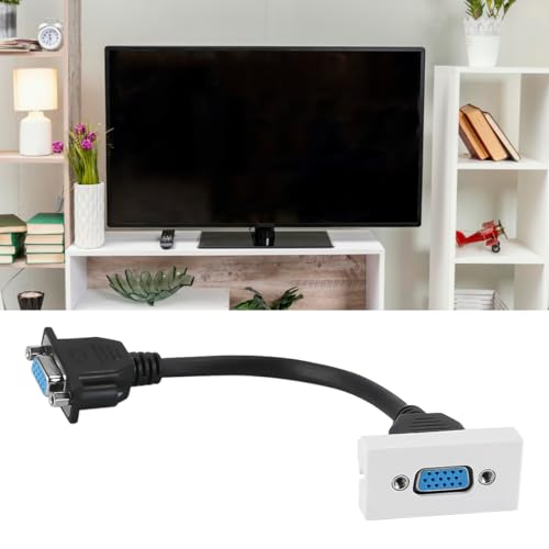 VGA Extension Cable 20cm Man tot vrouw, Video Signal Booster voor Monitors, Projectoren en PC's 5