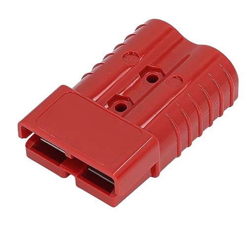350A 600V Plug Connector SH350 Dubbele Pool Hoge Huidige Batterij Quick Connector Kit voor Auto Solar Caravan Boat Vorklift, 350A Batterijconnector, Interconnect Terminals (rood) 3