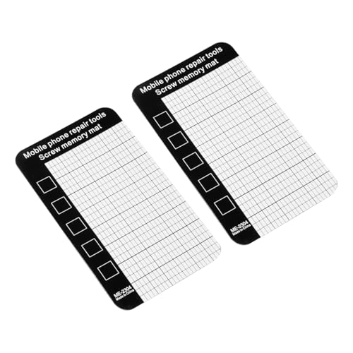 2 Pack draagbare magnetische schroefhouder, schroef opslagmat voor mobiele telefoon reparatie en werkpad, Ideaal gereedschap voor technici en DIY