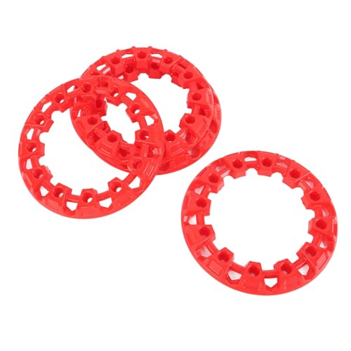 6 Inch ATV Wheel Cover Hub Guard Decor Plastic Banden Decoratie Rim Beschermer Universeel voor Go Kart ATV (rood) 4