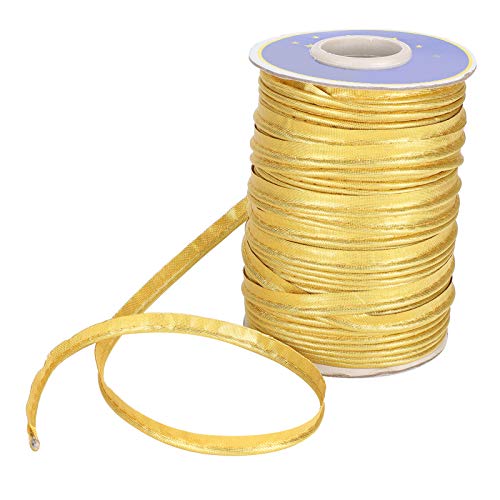 Crafts Edge Bias Tape Braid, 70-yard Piping Bias Trim, Perfect voor Naaien, Naaien, Typing en Stitching(Gold) 4