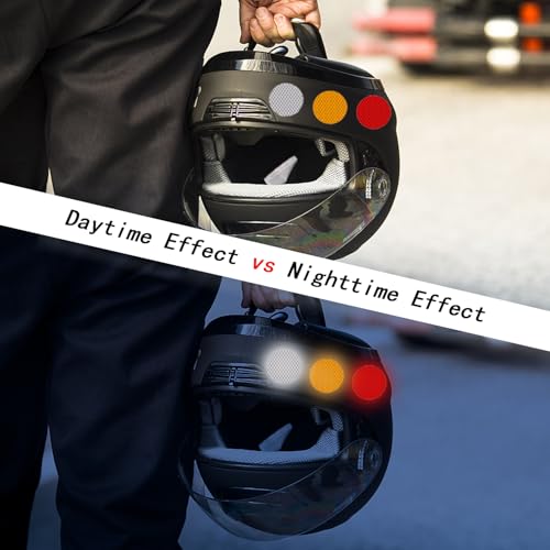 50 st Safety Reflective Stickers, Ronde Reflectieve Tape, Waterdichte Zelf-Adhesive Reflectieve Stickers, Zelfklevende Car Reflector Sticker, Waarschuwing, Reflectieve Stickers 4