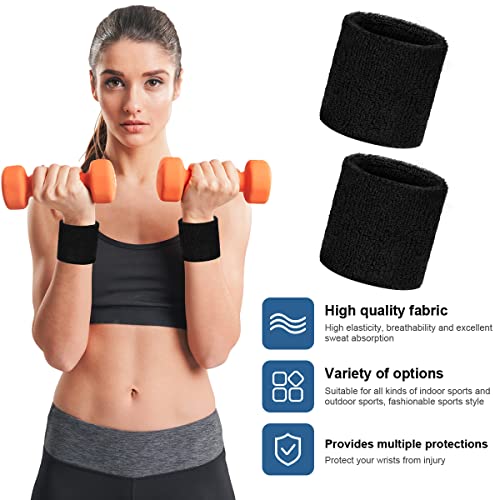 Sport polsband Sport polsband Polsband Absorberende Sport Polsband voor Sportschool Tennis Running Basketball 4