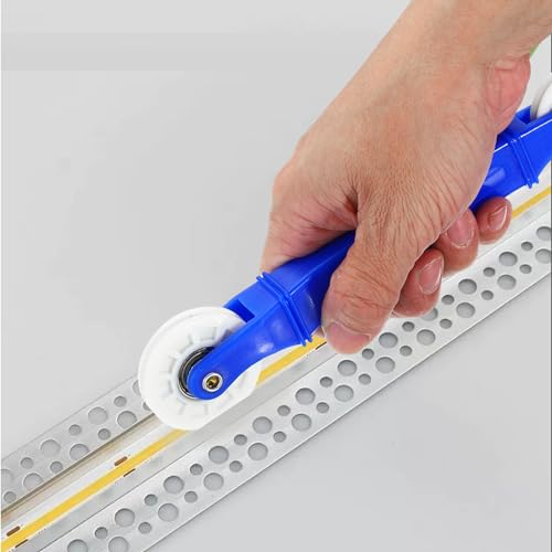 LED Strip Kanaal Roller Set van 2 U-Groove Wielen met kunststof handvat Snelle installatiegereedschap voor 5-8mm brede LED Strip 5
