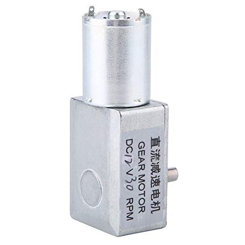 12V DC Motor met metalen tandwielen Hoge Torque Schroef Turbo End Schroef 30RPM Versnellingsmotor 3