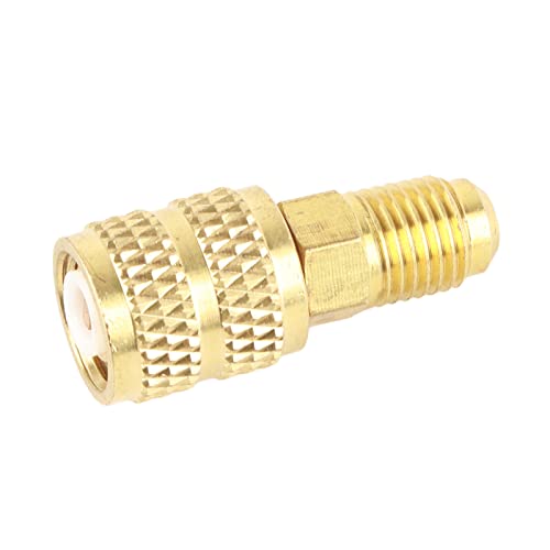 R410A Connectoradapter A/C Adapter voor Mini Split Adapter HVAC System Adapter 1/4 Inch SAE Male to 5/16 Inch SAE Female (#1) 3