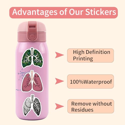 Organische Sticker Set voor tieners en volwassenen, 50 stuks, biologische, waterdichte Vinyl Stickers, Auto, Motorfiets, Fiets, Skateboard, Snowboard, Bagage, Laptop, Koffer, Helm 3