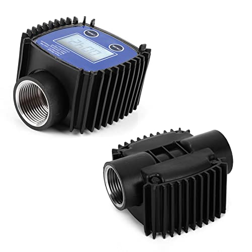 Stroommeter met digitaal display, waterstroommeter, 1 inch vrouwelijke draad voor het regelen en meten van water, stroommeter 4