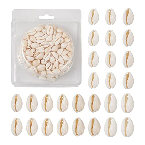 Ongeveer 120 st/doos natuurlijke cowrie spiraal schelp kralen 9~12x10~16mm strand schelp bedelt kralen met gaten voor DIY sieraden crafting maken